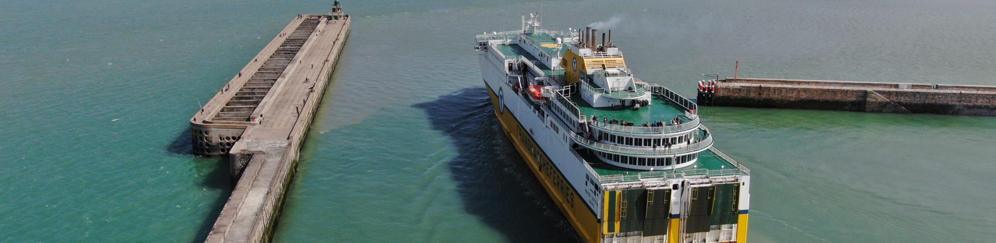 Ferry opérant sous la marque Transmanche Ferries au départ de Dieppe